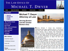Tablet Screenshot of dwyerlawyer.com